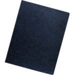 Linen Presentation Covers - Oversize Letter, Navy, 50 pack__Linen Navy Ovr LF.png